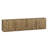 Buffet Cabinet Circle Symmetrical Doors W/ Adjustable Shelf, Set of 4, Camel-891354179