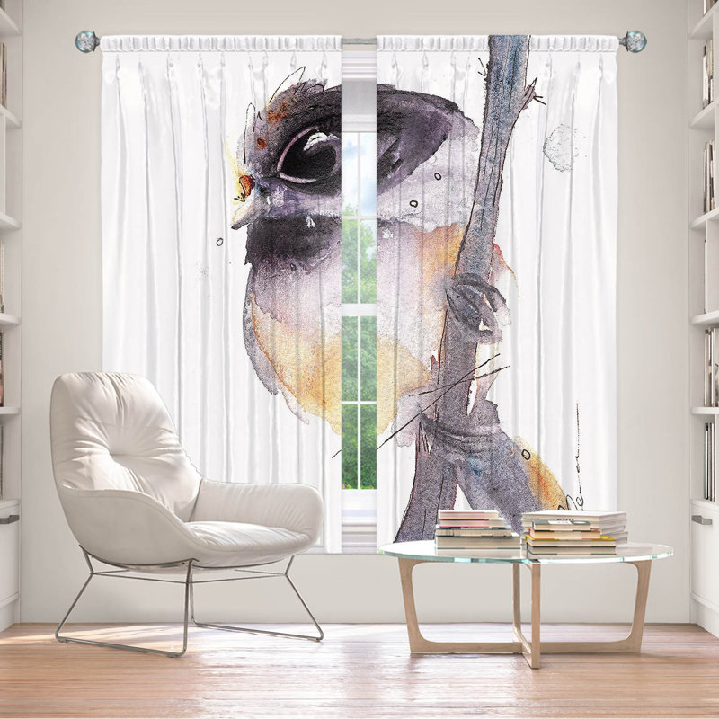 Rideau simple obscurcissant avec passe-tringle Delaughter, L 40 po x L 82 po