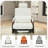 Rocking Chair With Retractable Footrest And Adjustable Backrest-429666444