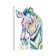 Colorful Zebra by Andy Beauchamp - Wrapped Canvas Painting