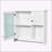 Versatile Bathroom Wall Cabinet with Mirror and Multiple Shelves for Efficient Storage
