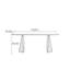 Table de salle à manger Minimalist Slab.-165328109