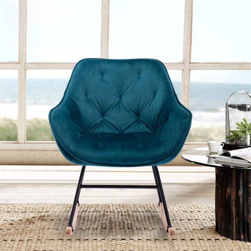 Chaise berçante Kaibab, Bleu sarcelle