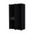 Black 1-Drawer Armoire Closet-1819234116
