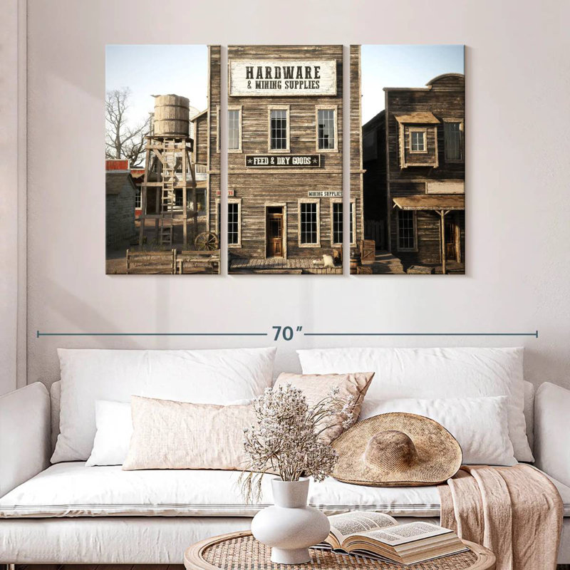 Lelar Western Hardware, 32" H x 50" W