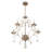 5 - Light Steel Dimmable Chandelier