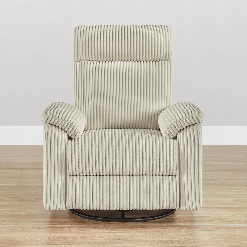 Fauteuil inclinable et oscillant manuel Newport, Crème