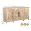 Buffet en bois massif sculpté 4 portes Berlene