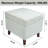 18.5" W Upholstered Corduroy Ottomans for Living Room,Bedroom,Storage Footstools Seating-579644397