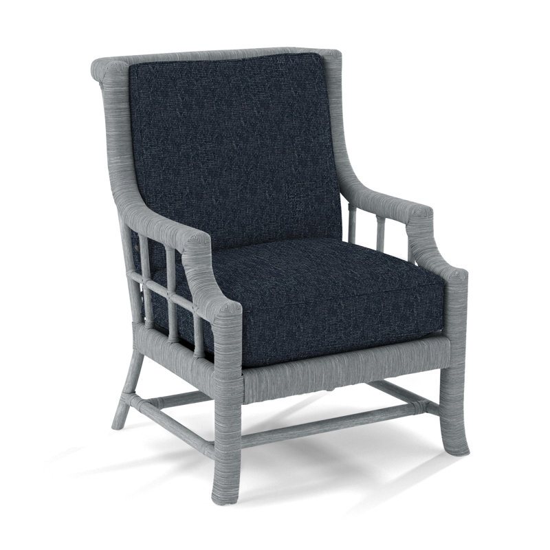 Fauteuil Lafayette, Performance Crypton bleu marine; 0822-61, Ponce