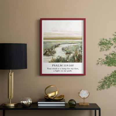Psalm 23:6 Framed Print - Solid Wood