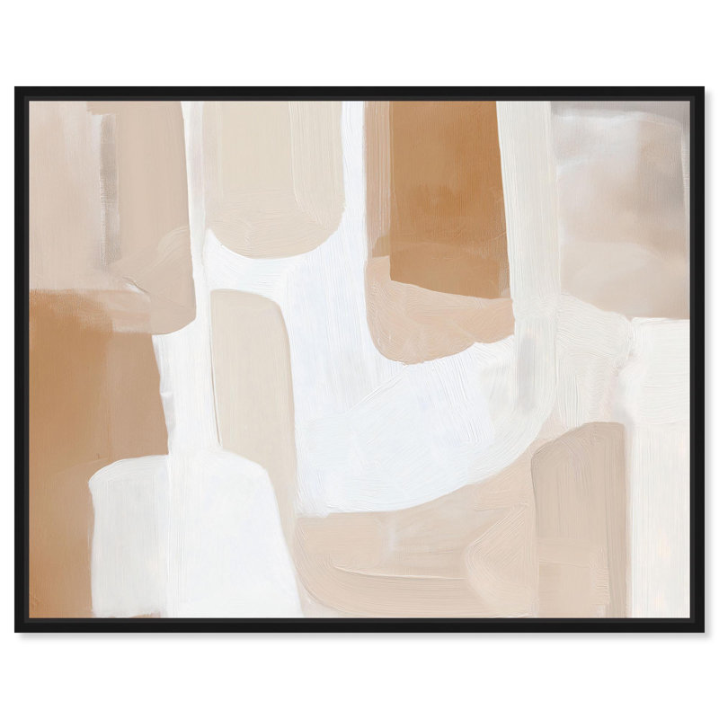 «Two Compositions I Boho Decor» par Art Remedy, H 45 po x l 36 po, Structure noire