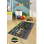 Tapis tissé élégant, 100% polyester, 4,0 x 5,9 pieds | Impression 3D numérique, antibactérien, dessous en PVC antidérapant | Lavable à la machine, hauteur des poils: 0,3 po, parfait pour le décor du salon et de la chambre à coucher-442336897