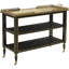 Ambassador Bar Cart with Wheels