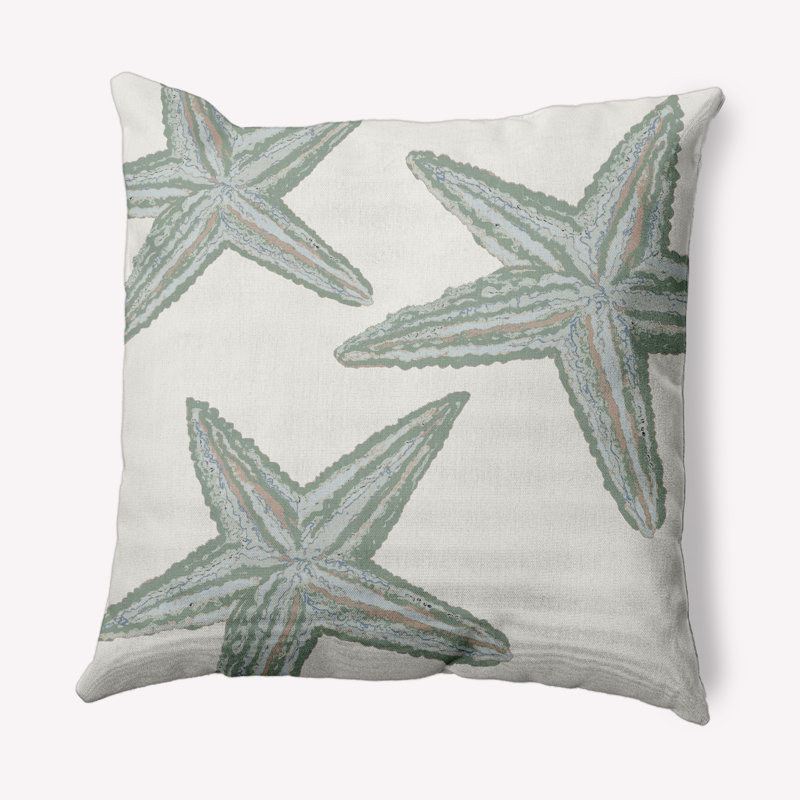 Coussin décoratif de plage, Sauge, 26 po x 26 po