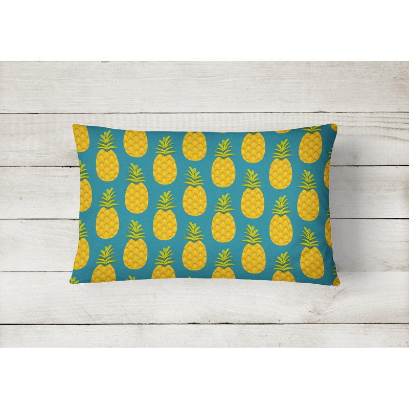 Coussin Pineapple, Bleu sarcelle