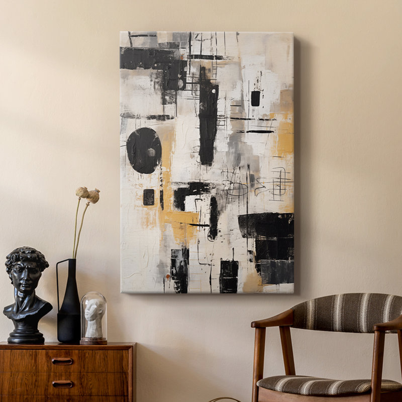 ABSTRACT Series CECXCVII - Cavas de galerie sur mesure, H 18 po x l 12 po