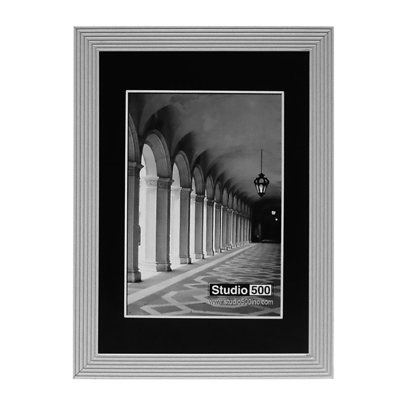 Cadre photo Modern Majestic, Blanc, 7 po x 5 po