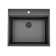 Deervalley 25"×22" Rectangular Drop in Quartz Composite Single Bowl Kitchen Sink with Accessories