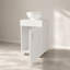 Meuble-lavabo blanc avec lavabo intégré-134677782