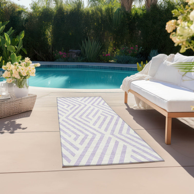 Altair Flatweave Washable Geometric Indoor / Outdoor Rug