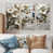 Toile naturelle avec cadre flottant