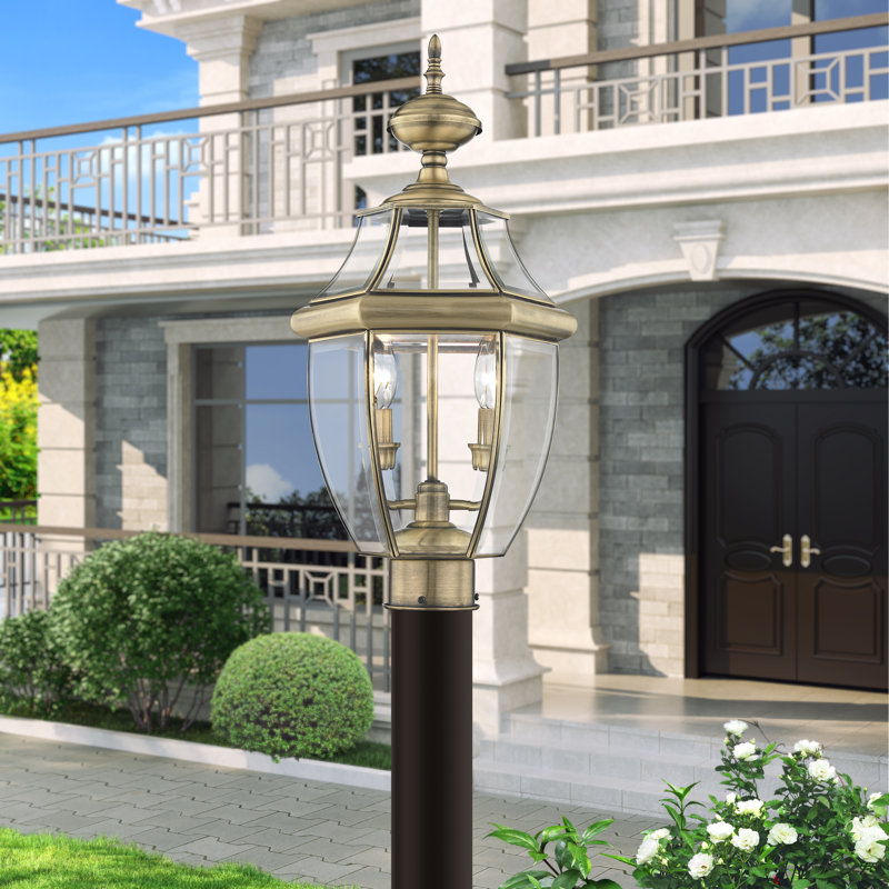 Arelene Lantern Head, 21.5" H x 10.5" W x 10.5" D, Antique Brass