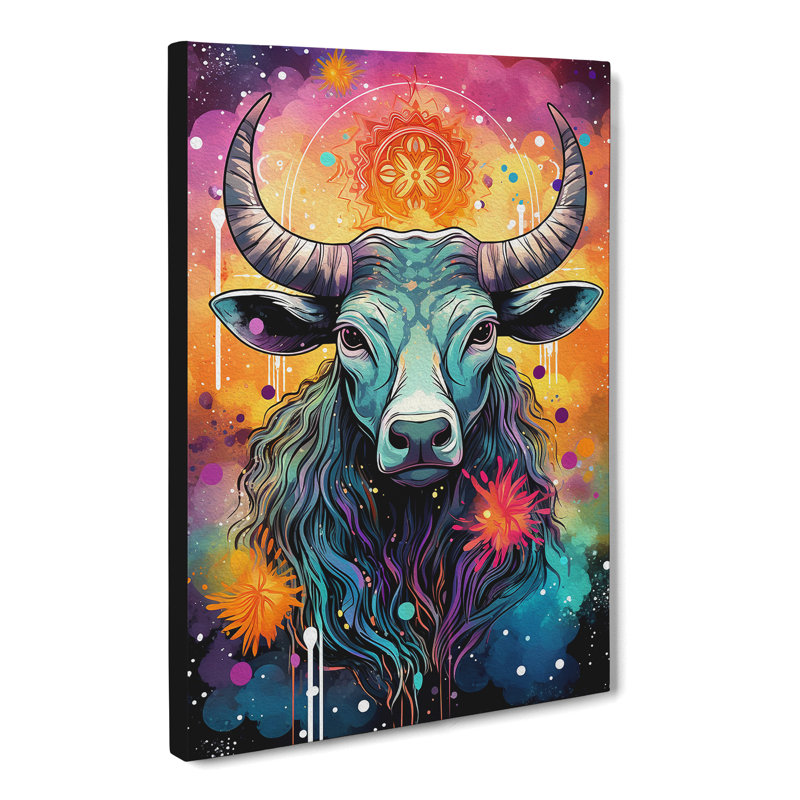 Taurus Zodiac Pop No.3 - Print, 76cm H x 50cm W x 3cm D