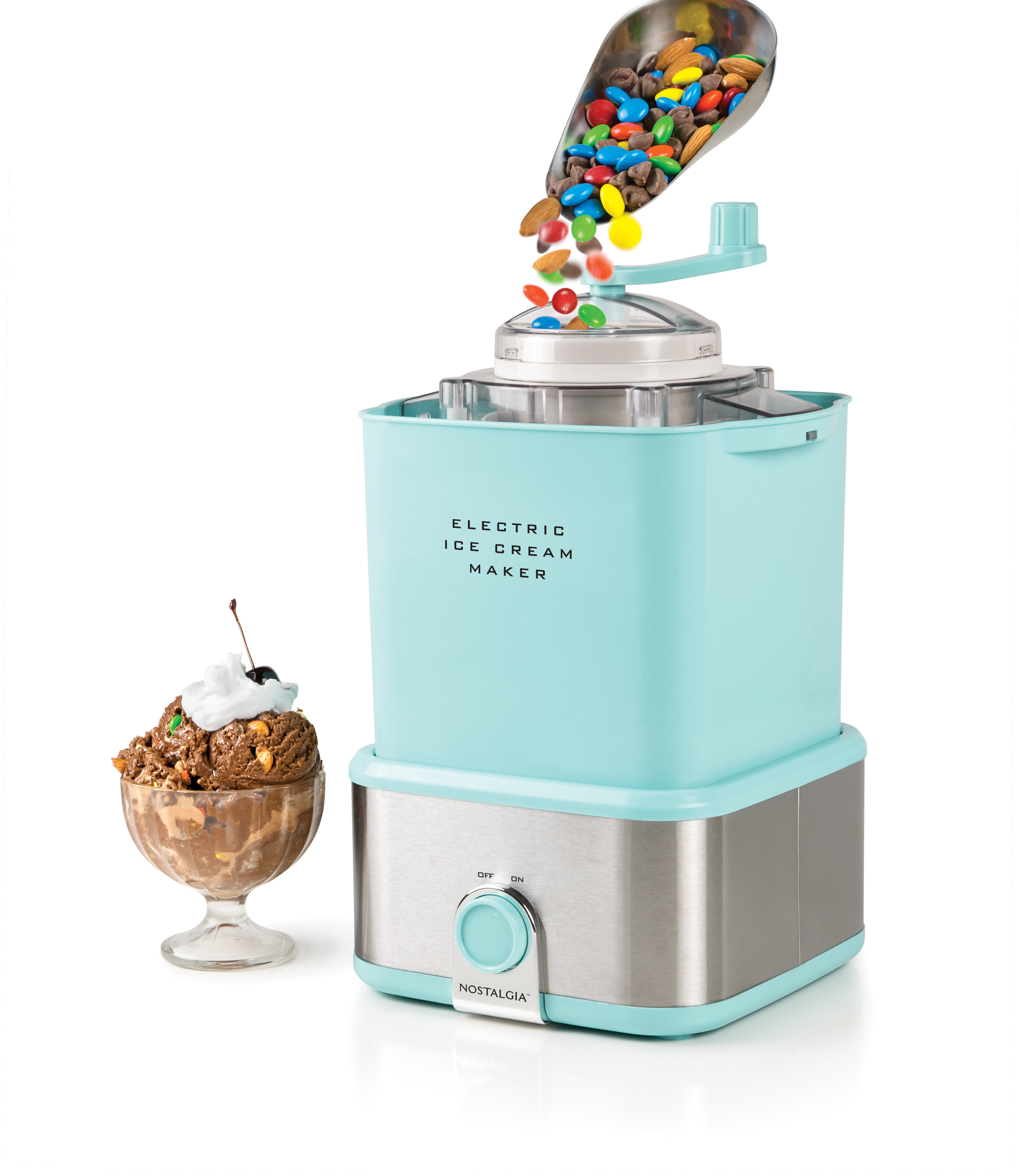 Customized Freeze Nut Fruit Ice Cream Mixer Blender Machine