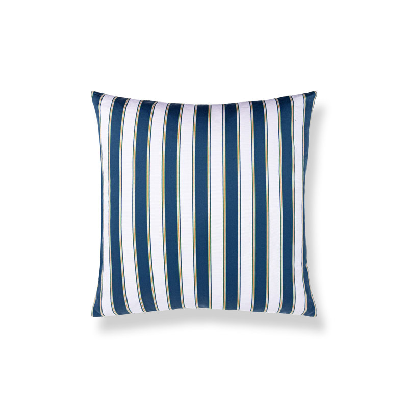 LEGENDS PILLOW, Porcelain Piano Stripe, Square 22"