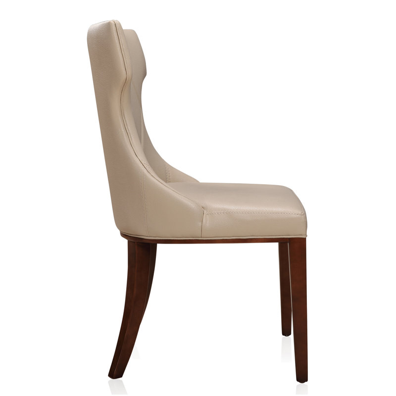 Chaise d'appoint rembourrée en velours Sutherland, Crème, crème