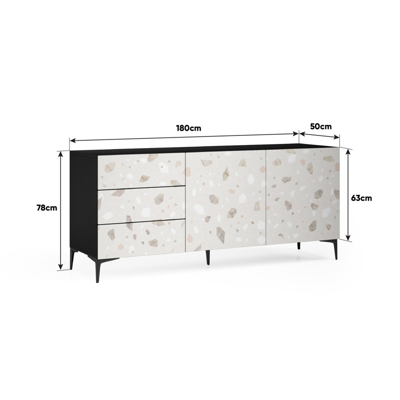 Taburao 2 - Door Rectangle Accent Cabinet