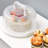 Plastic Small Cake Carrier Holder Round Container