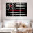" Firefighter American Flag " by Echoes Of America 3 - Pieces-322413376