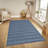 8x10 Washable Modern Abstract Striped Area Rug Stain Resistant Easy Cleaning Indoor Carpet Soft Low Pile Folding Floor Cover For Bedroom Living Room Playroom Nursery,Taupe-1174305099
