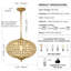 Rola Crystal 1-Light Globe Chandelier