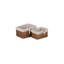Wicker Autumn Double Steamed 2 Piece Storage Basket Set