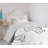 Ambesonne World Map Bedspread Set Sketch Outline Black White-105654465