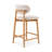 Ena Lucia Bar/Counter Stool - Harvest Jute Seat - Ebano Frame-653515083-653515082