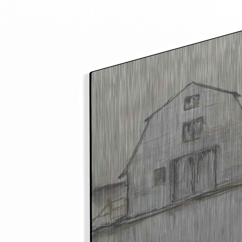 «August Barn®» par Chris Paschke, August Grove®, art mural en métal, H 12 po x l 12 po