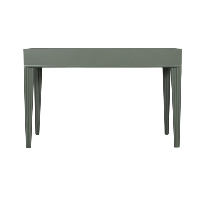 Barcelona Solid Wood Writing Desk, Evergreen
