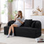 Le canapé-lit pliable 2-en-1 avec support sans ressort et mousse à haute densité se transforme sans effort de la place assise à la surface de couchage pleine grandeur pour les petits espaces.-1941744434