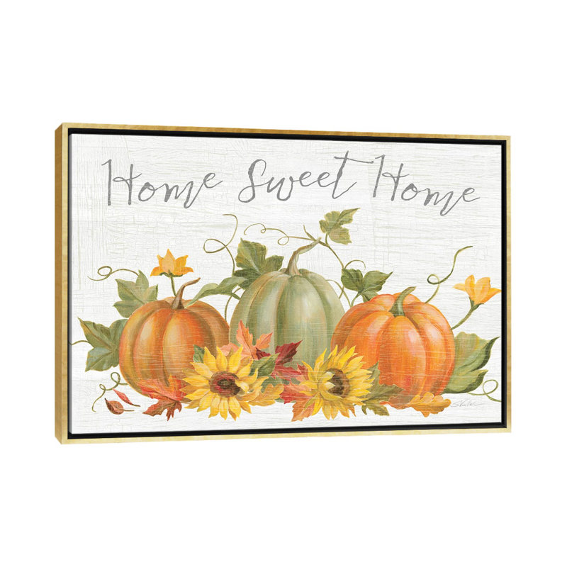 «Fall Splendor I» par Silvia Vassileva - impression d'art graphique, H 40 po x l 60 po x 1,5 po, Toile encadrée d'or