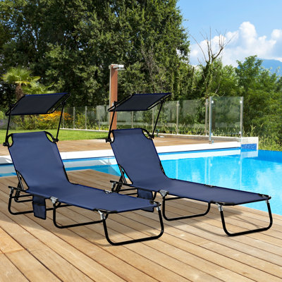 Méridiennes pliantes Outsunny