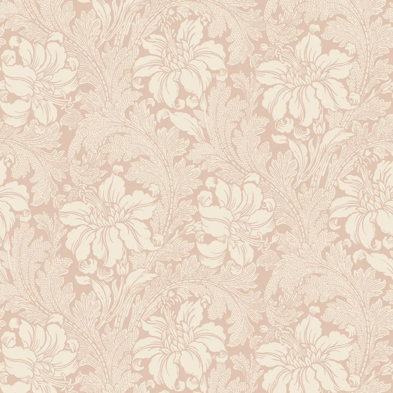 Papier peint jardin Borantapeter Acanthus, Rosé