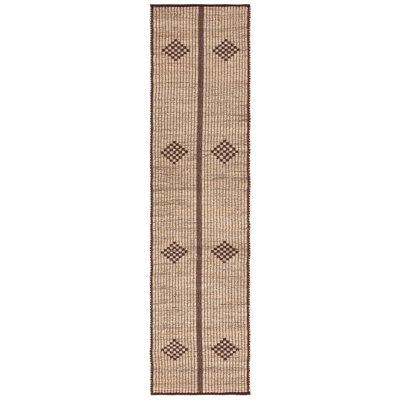 Tapis en fibre de jute tissée à plat Kobei