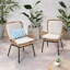Cour arrière - Structure en fer et plastique pour le confort des fauteuils inclinables ouverts espaces de détente modernes-1044223567-1044223568