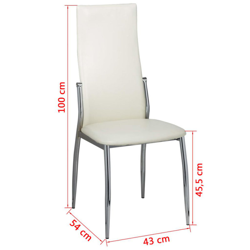 Chaise d'appoint Ahuva, Blanc