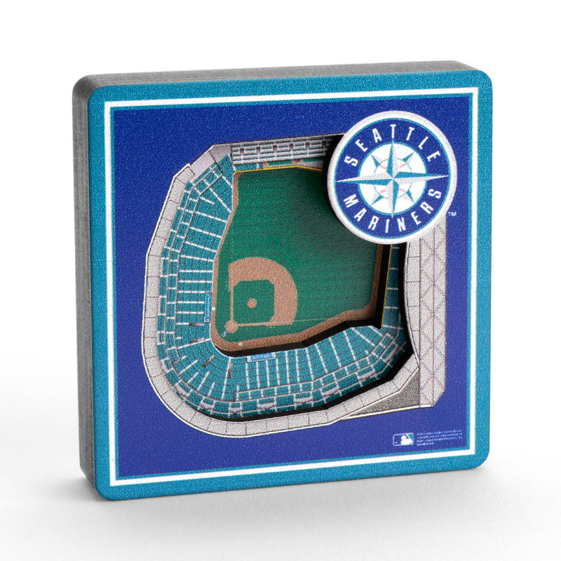 YouTheFan Wood Magnetic & Lettering, MLB Seattle Mariners