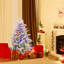 Sapin de Noël givré pré-éclairé-701535904